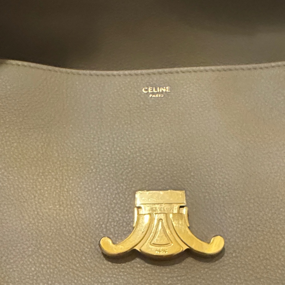 Celine  Leather Satchel - Picture 6 of 10